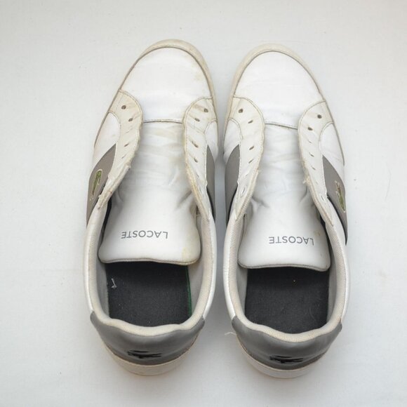 Lacoste Men's Nivolor Leather Shoes Pre Owned Size 8 with Flaws** - Picture 5 of 8